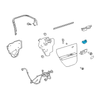 OEM GMC Terrain Window Switch Diagram - 20987820