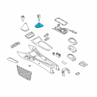 OEM BMW Leather Shifter Boot Diagram - 25-16-7-523-134