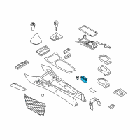 OEM 2002 BMW 330xi Switch Hazard Warning/Central Lckng Syst Diagram - 61-31-8-368-920