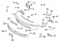 OEM Ford Bronco Bracket Bolt Diagram - -W505444-S439