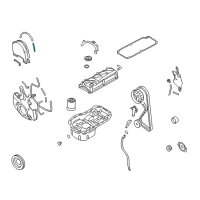OEM Dodge Colt Gasket-Timing Cover Diagram - MD188122