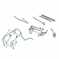 OEM 2004 Honda Civic Tube (4X7X4X4400) Diagram - 76838-S5T-E01