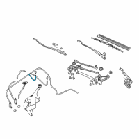 OEM 2002 Honda Civic Tube (4X7X190) Diagram - 76837-S6D-E01