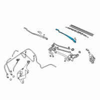 OEM Honda Civic Arm, Windshield Wiper (Driver Side) Diagram - 76600-S5T-A01