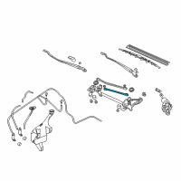 OEM 2003 Honda Civic Rod Unit B (L) Diagram - 76550-S6D-G01