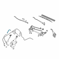 OEM 2003 Honda Civic Tube (4X7X550) Diagram - 76832-S6D-E02