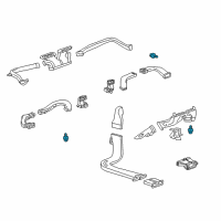 OEM 2017 Chevrolet Camaro In-Car Sensor Diagram - 22801046