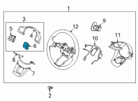 OEM Kia Carnival Switch Assembly-STRG Rem Diagram - 96720P2160