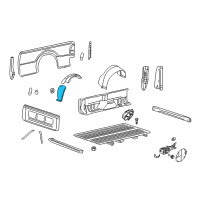 OEM 1999 Ford F-350 Super Duty Splash Shield Diagram - F81Z-9928370-AA