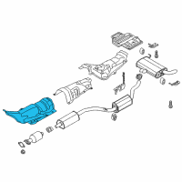 OEM 2015 Ford C-Max Heat Shield Diagram - FV6Z-5811448-A