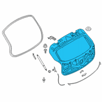 OEM BMW Trunk Lid Diagram - 41-00-7-423-832