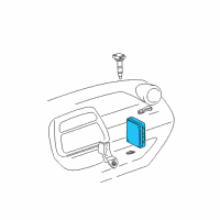 OEM 2003 Toyota RAV4 ECM Diagram - 89661-42812