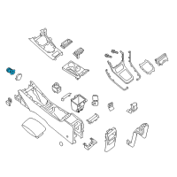 OEM Nissan Leaf Socket-Assembly Diagram - 25331-6CA0A