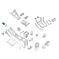 OEM 2018 Infiniti Q60 SOCKET-ASSY Diagram - 25331-6CA0A