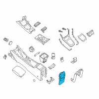 OEM Nissan Sentra Finisher-Console Box Diagram - 96930-3SG2B
