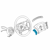 OEM 1996 BMW 750iL Radio/Telephone Switch Diagram - 61-31-8-352-233