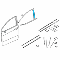 OEM 2021 Honda Clarity Garn, L. FR. Diagram - 72470-TRV-A01