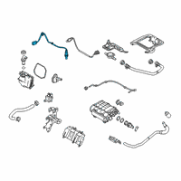 OEM Toyota Yaris Front Oxygen Sensor Diagram - 89467-WB002