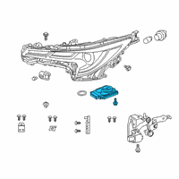 OEM 2020 Toyota Corolla Control Module Diagram - 81016-12L80