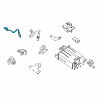 OEM 2021 Nissan Titan Sensor Assy Air Fuel Ratio Diagram - 22693-6CA0C