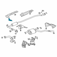 OEM Honda Clarity Plate B, Floor Ht Baf Diagram - 74611-TRW-A00