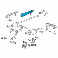 OEM 2018 Honda Clarity Plate D, Floor Ht Baf Diagram - 74613-TRW-A00