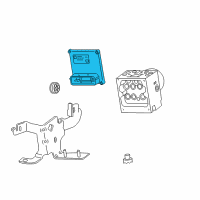 OEM 2007 Chevrolet Trailblazer Control Module Diagram - 15813053