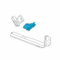 OEM 2005 Ford E-350 Super Duty Front Mount Diagram - 4C2Z-6038-AB