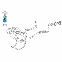 OEM 2017 Nissan Versa Fuel Gauge Sending Unit Diagram - 25060-3AN0A