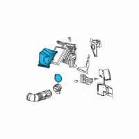 OEM 2005 Cadillac CTS Cover Asm-Air Cleaner Housing (W/Mass Air Flow Sensor) Diagram - 25750694