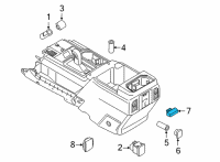 OEM 2021 Ford F-150 SWITCH ASY Diagram - ML3Z-14D694-AA