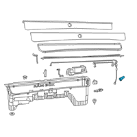 OEM 2020 Ram 3500 Cylinder-Push Button Ram Box Diagram - 68203527AA