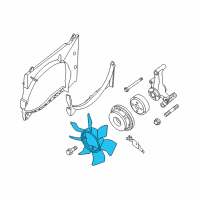 OEM Infiniti Fan-Cooling Diagram - 21060-1LA0A