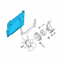 OEM 2018 Nissan Armada SHROUD-Upper Diagram - 21476-1LA0B