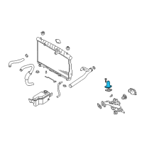 OEM 2001 Hyundai XG300 Fitting-Water Outlet Diagram - 25611-39000