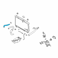 OEM 2003 Hyundai Santa Fe Hose-Radiator, Upper Diagram - 25411-26300