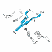 OEM 2019 Dodge Challenger MUFFLER-Exhaust Diagram - 68453193AB