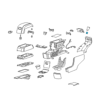 OEM Chevrolet Silverado 2500 HD Housing Retainer Diagram - 15187371