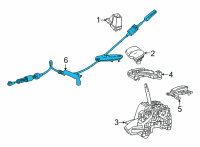 OEM 2022 Toyota Venza Shift Control Cable Diagram - 33820-48450