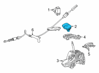 OEM Toyota Venza Shift Knob Diagram - 33542-40050-C0