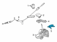 OEM 2020 Toyota Corolla Shifter Diagram - 33560-0R070