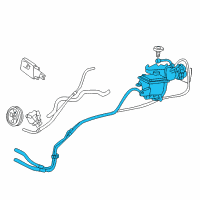 OEM 2005 Ford Excursion Power Steering Reservoir Diagram - 3C3Z-3A697-AB