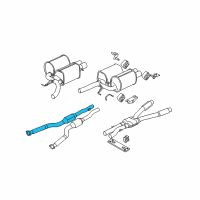 OEM BMW M5 Exchange Exhaust. Pipe For Catal. Converter. Cylinder. 1-5 Diagram - 18-30-7-835-520
