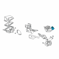 OEM 2003 Pontiac Grand Am Duct Asm-Air Cleaner Outlet (W/ Resonator & Intake Air Tem Diagram - 22659985