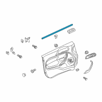 OEM 2014 Ford Fiesta Belt Weatherstrip Diagram - AE8Z-5421456-A