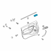 OEM 2019 Ford Fiesta Window Switch Diagram - D2BZ-14529-B