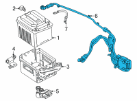 OEM 2021 BMW 330e xDrive CABLE, STARTER MOT.GEN.JUMP Diagram - 61-12-5-A28-473