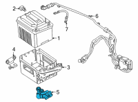 OEM 2021 BMW 330e xDrive COOLANT HOSE, 48-V BATTERY Diagram - 61-21-6-830-587