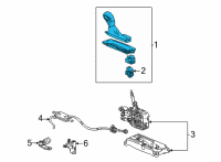 OEM 2021 Chevrolet Trailblazer Shift Knob Diagram - 60002884