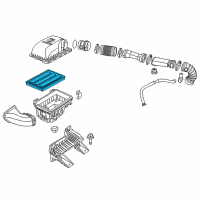 OEM Ram 3500 Filter-Air Diagram - 68190705AB